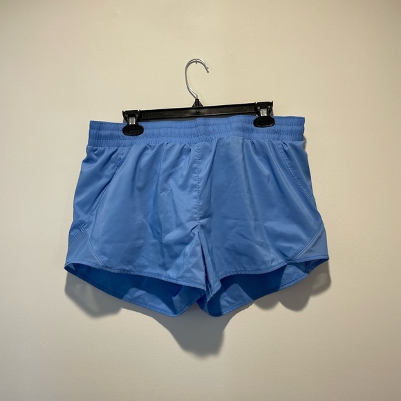 All In Motion Light Blue Athletic Shorts Size Large w/ Built In Liner - Picture 1 of 6